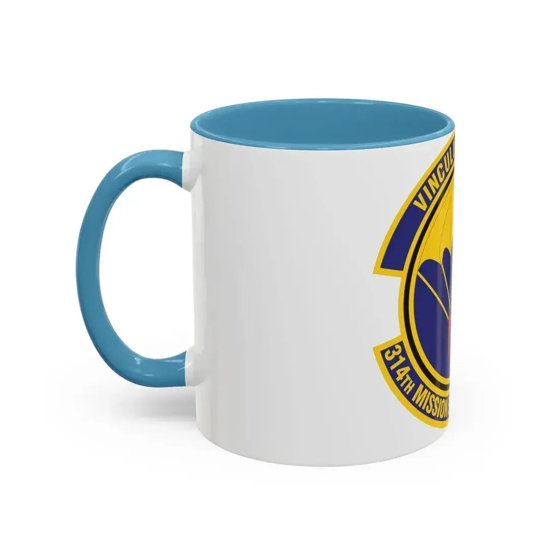 314th Mission Support Squadron (U.S. Air Force) Accent Coffee Mug - Go Mug Yourself