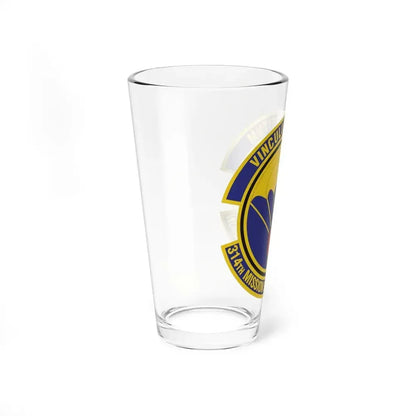 314th Mission Support Squadron (U.S. Air Force) Pint Glass 16oz - Go Mug Yourself