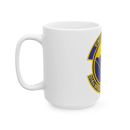 314th Mission Support Squadron (U.S. Air Force) White Coffee Mug - Go Mug Yourself