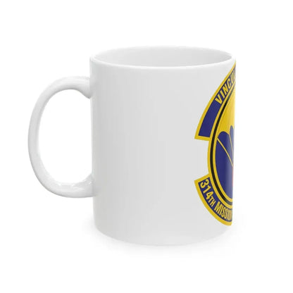 314th Mission Support Squadron (U.S. Air Force) White Coffee Mug - Go Mug Yourself
