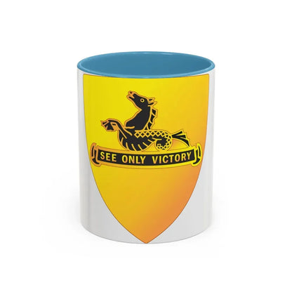 315 Cavalry Regiment (U.S. Army) Accent Coffee Mug 11oz Light Blue - Go Mug Yourself