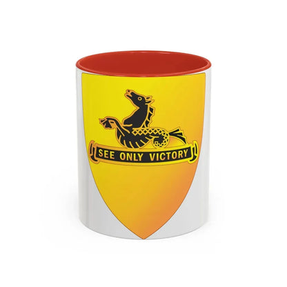 315 Cavalry Regiment (U.S. Army) Accent Coffee Mug 11oz Red - Go Mug Yourself