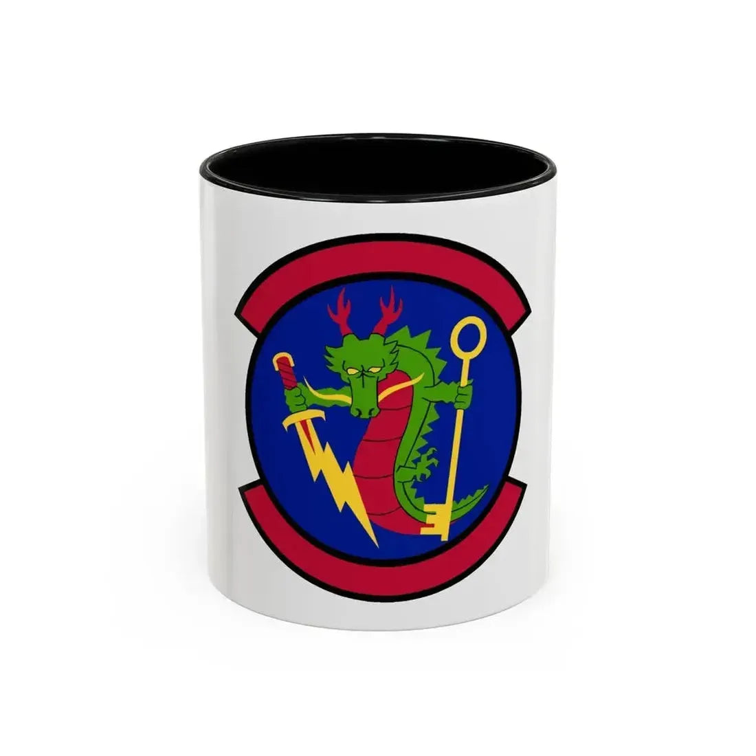 315 Cyberspace Operations Squadron ACC (U.S. Air Force) Accent Coffee Mug 11oz Black - Go Mug Yourself