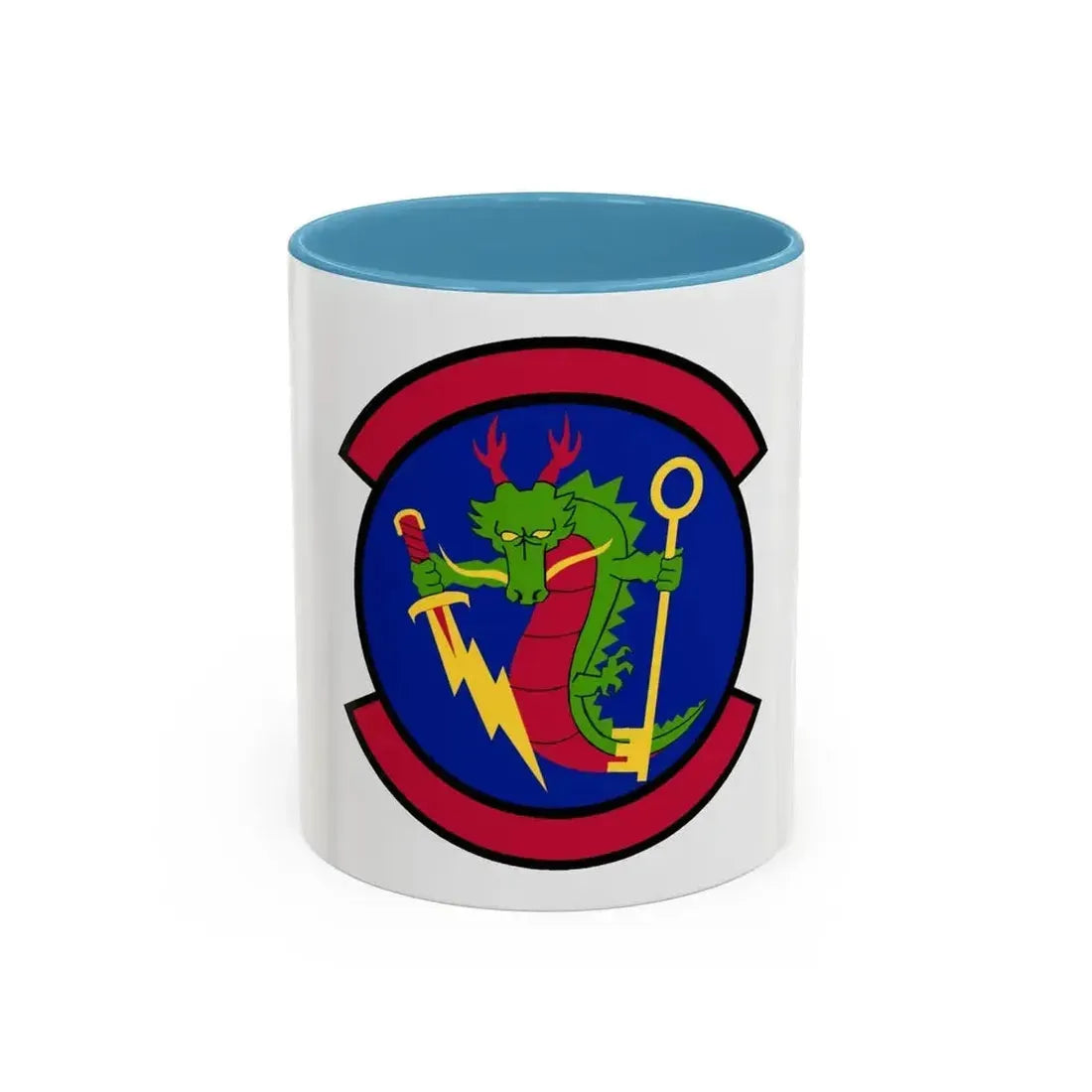 315 Cyberspace Operations Squadron ACC (U.S. Air Force) Accent Coffee Mug 11oz Light Blue - Go Mug Yourself