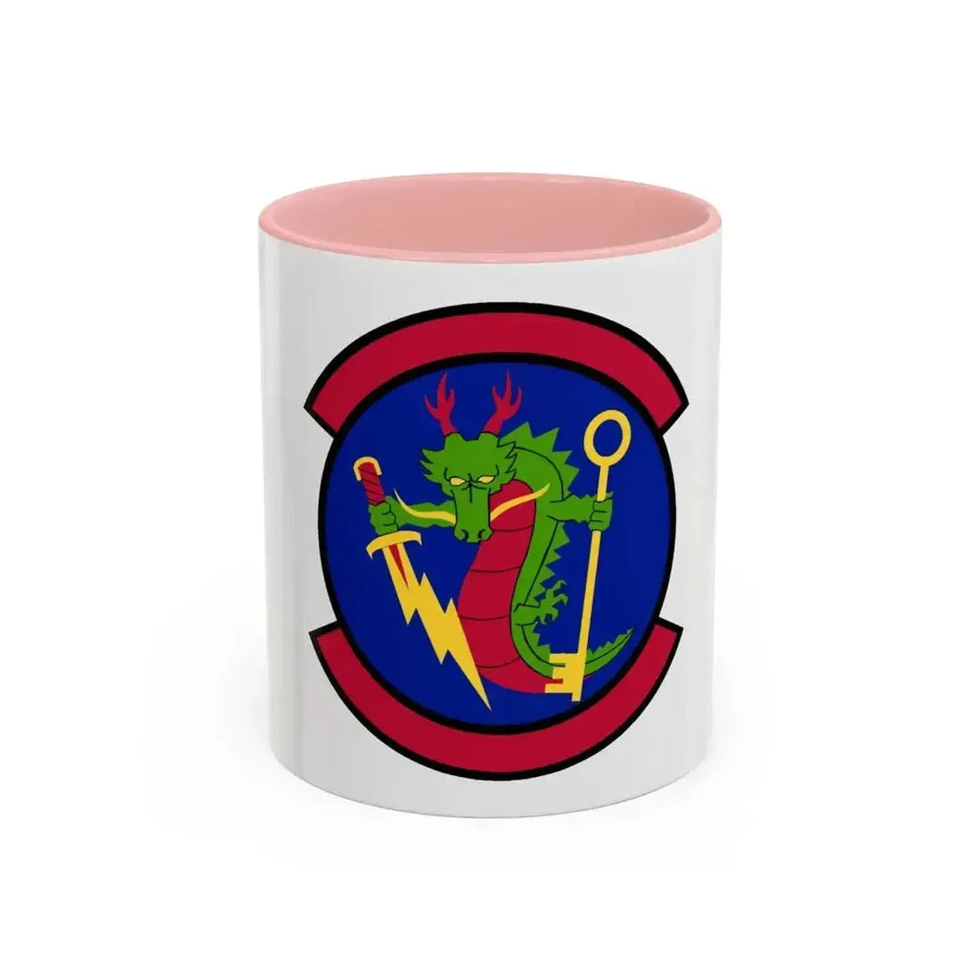 315 Cyberspace Operations Squadron ACC (U.S. Air Force) Accent Coffee Mug 11oz Pink - Go Mug Yourself