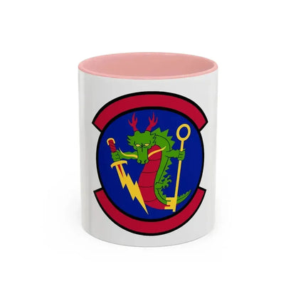 315 Cyberspace Operations Squadron ACC (U.S. Air Force) Accent Coffee Mug 11oz Pink - Go Mug Yourself