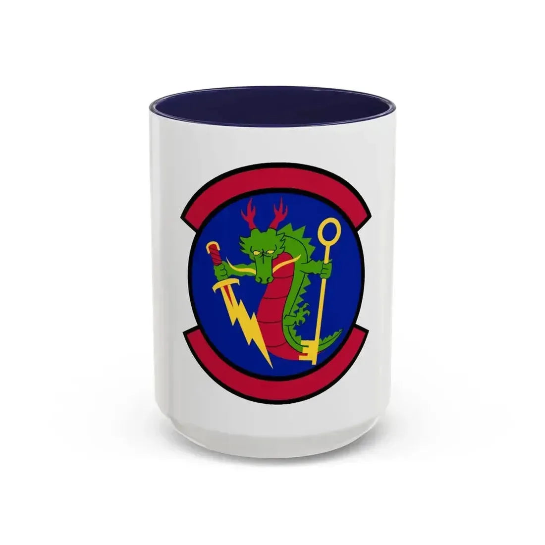 315 Cyberspace Operations Squadron ACC (U.S. Air Force) Accent Coffee Mug 15oz Navy - Go Mug Yourself