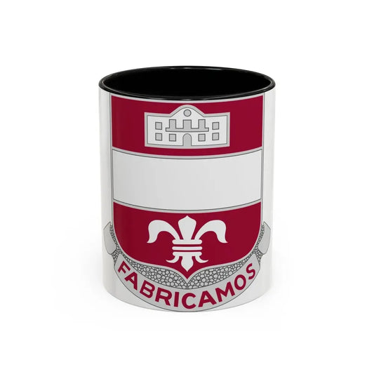 315 Engineer Battalion (U.S. Army) Accent Coffee Mug 11oz Black - Go Mug Yourself