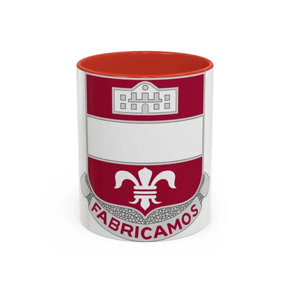 315 Engineer Battalion (U.S. Army) Accent Coffee Mug 11oz Red - Go Mug Yourself