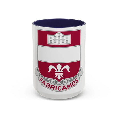 315 Engineer Battalion (U.S. Army) Accent Coffee Mug 15oz Navy - Go Mug Yourself