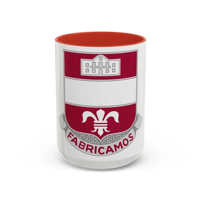 315 Engineer Battalion (U.S. Army) Accent Coffee Mug 15oz Red - Go Mug Yourself