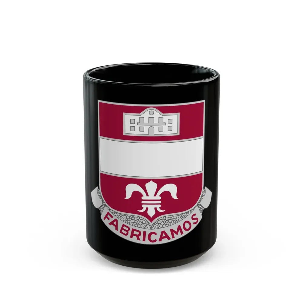 315 Engineer Battalion (U.S. Army) Black Coffee Mug 15oz - Go Mug Yourself