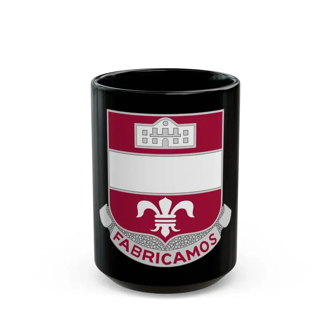 315 Engineer Battalion (U.S. Army) Black Coffee Mug 15oz - Go Mug Yourself
