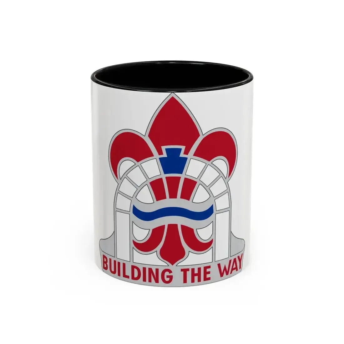 315 Engineer Group (U.S. Army) Accent Coffee Mug 11oz Black - Go Mug Yourself