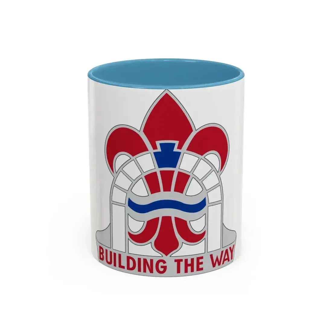 315 Engineer Group (U.S. Army) Accent Coffee Mug 11oz Light Blue - Go Mug Yourself