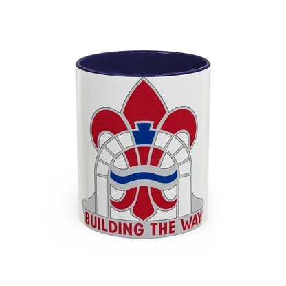 315 Engineer Group (U.S. Army) Accent Coffee Mug 11oz Navy - Go Mug Yourself