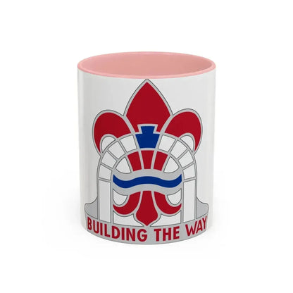 315 Engineer Group (U.S. Army) Accent Coffee Mug 11oz Pink - Go Mug Yourself