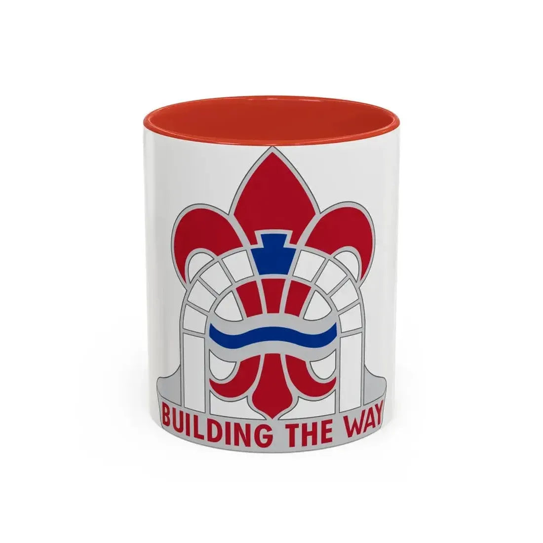 315 Engineer Group (U.S. Army) Accent Coffee Mug 11oz Red - Go Mug Yourself