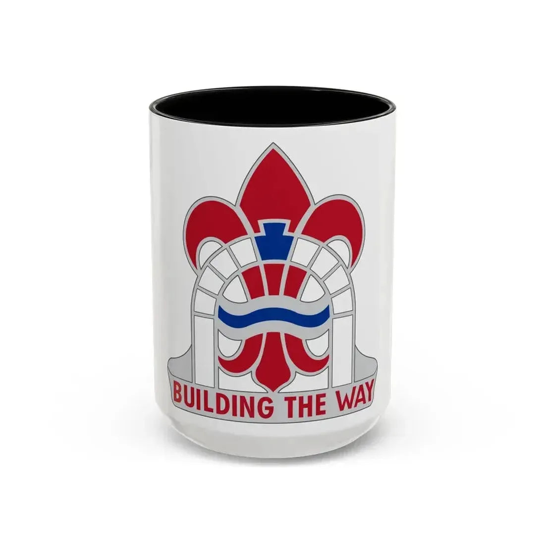 315 Engineer Group (U.S. Army) Accent Coffee Mug 15oz Black - Go Mug Yourself