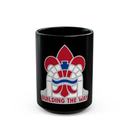 315 Engineer Group (U.S. Army) Black Coffee Mug 15oz - Go Mug Yourself