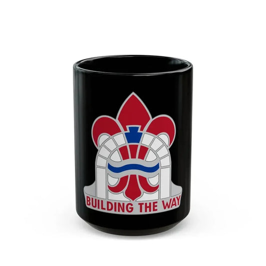 315 Engineer Group (U.S. Army) Black Coffee Mug 15oz - Go Mug Yourself