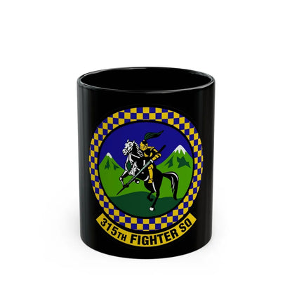 315 Fighter Squadron ACC (U.S. Air Force) Black Coffee Mug-11oz-Go Mug Yourself