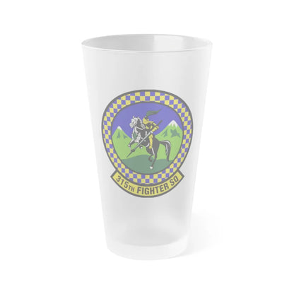 315 Fighter Squadron ACC (U.S. Air Force) Frosted Pint Glass 16oz-16oz-Frosted-Go Mug Yourself