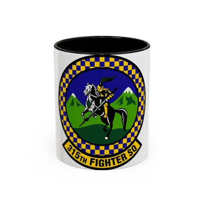 315 Fighter Squadron ACC (U.S. Air Force) Accent Coffee Mug 11oz Black - Go Mug Yourself