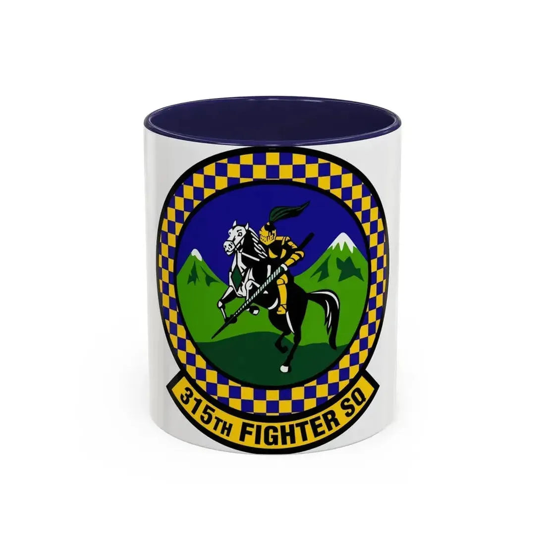 315 Fighter Squadron ACC (U.S. Air Force) Accent Coffee Mug 11oz Navy - Go Mug Yourself