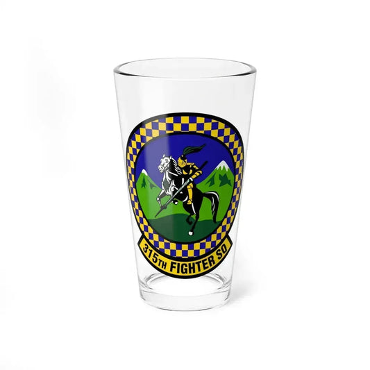 315 Fighter Squadron ACC (U.S. Air Force) Pint Glass 16oz 16oz - Go Mug Yourself