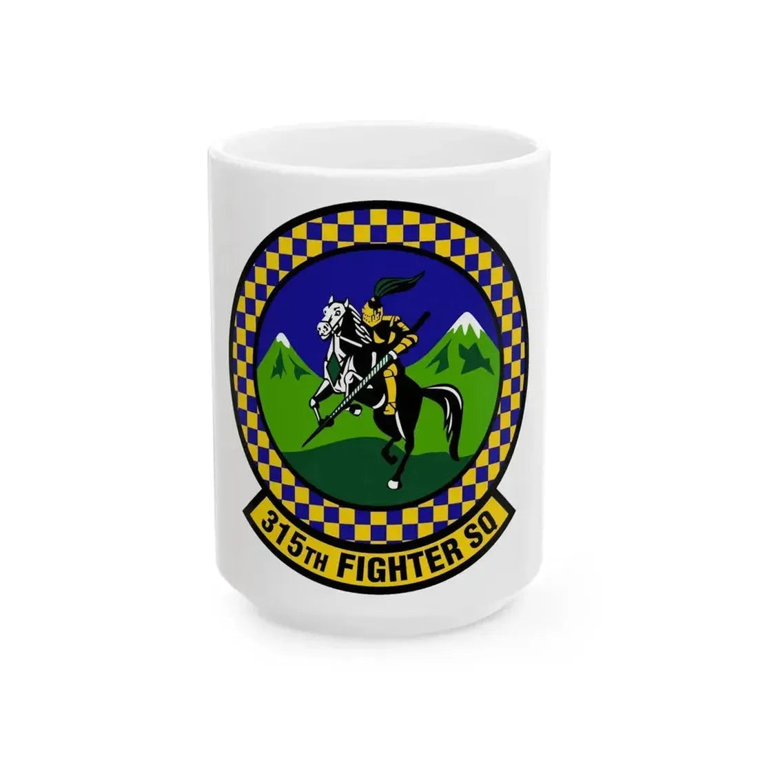 315 Fighter Squadron ACC (U.S. Air Force) White Coffee Mug 15oz - Go Mug Yourself