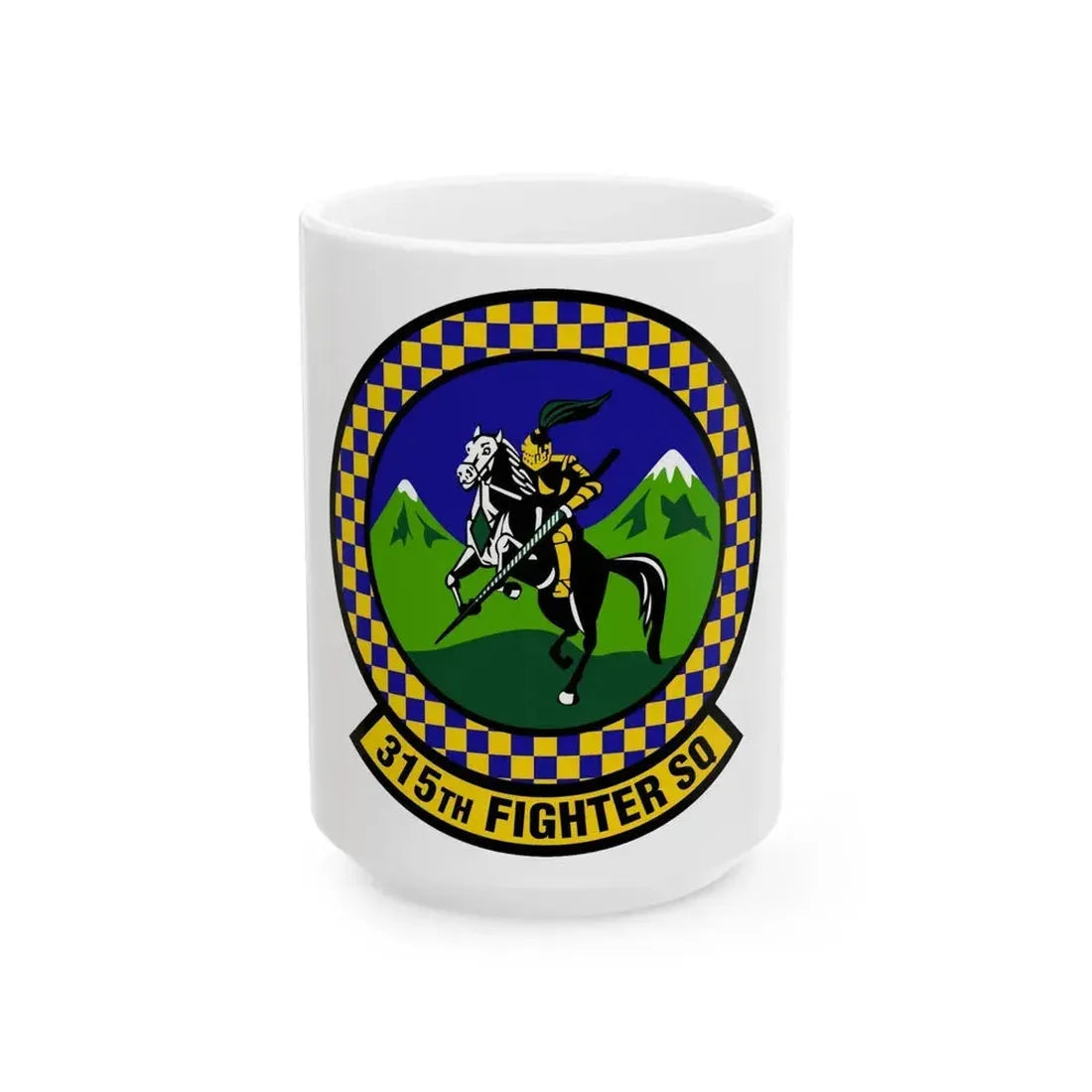315 Fighter Squadron ACC (U.S. Air Force) White Coffee Mug 15oz - Go Mug Yourself