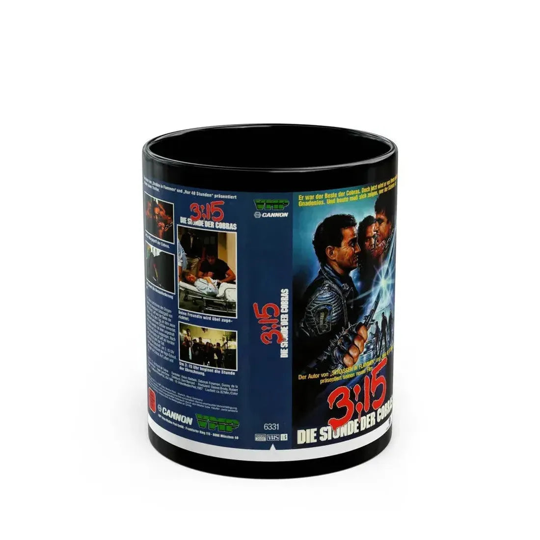 315 (VHS COVER) - Black Coffee Mug 11oz - Go Mug Yourself
