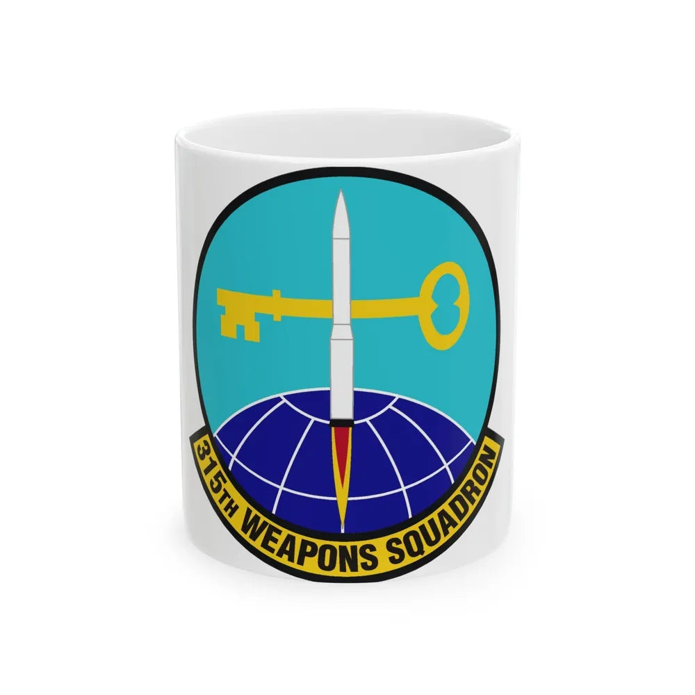 315 Weapons Squadron ACC (U.S. Air Force) White Coffee Mug-11oz-Go Mug Yourself