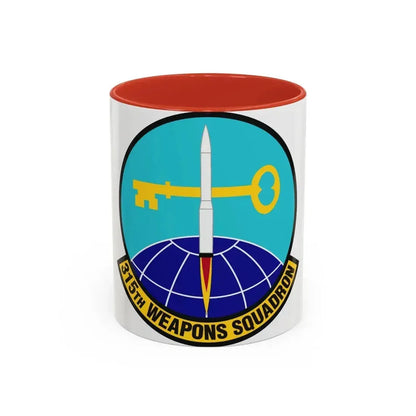 315 Weapons Squadron ACC (U.S. Air Force) Accent Coffee Mug 11oz Red - Go Mug Yourself