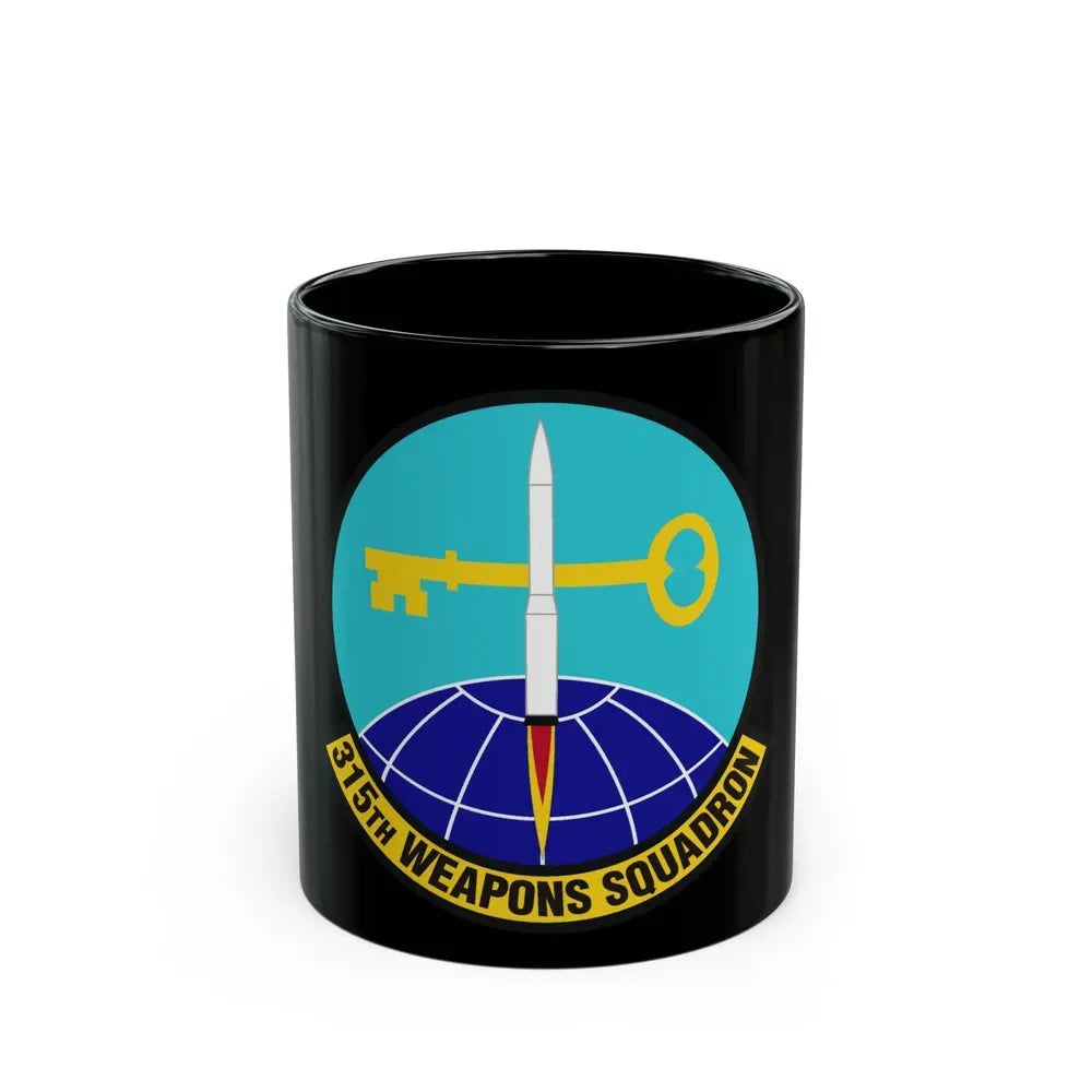 315 Weapons Squadron ACC (U.S. Air Force) Black Coffee Mug 11oz - Go Mug Yourself