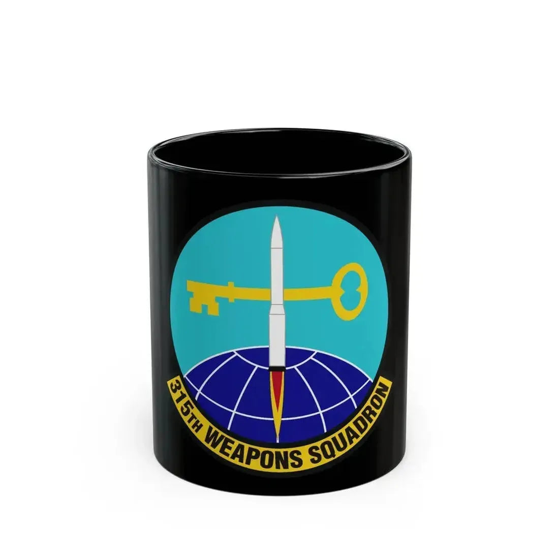 315 Weapons Squadron ACC (U.S. Air Force) Black Coffee Mug 11oz - Go Mug Yourself