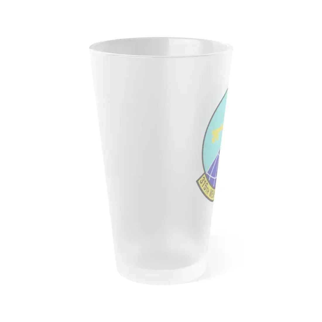 315 Weapons Squadron ACC (U.S. Air Force) Frosted Pint Glass 16oz - Go Mug Yourself