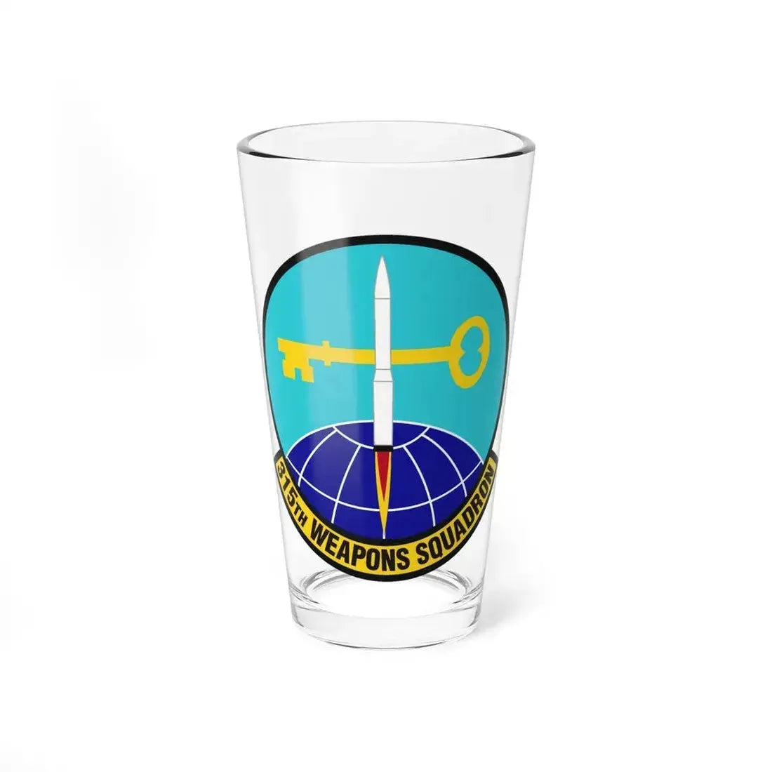 315 Weapons Squadron ACC (U.S. Air Force) Pint Glass 16oz 16oz - Go Mug Yourself