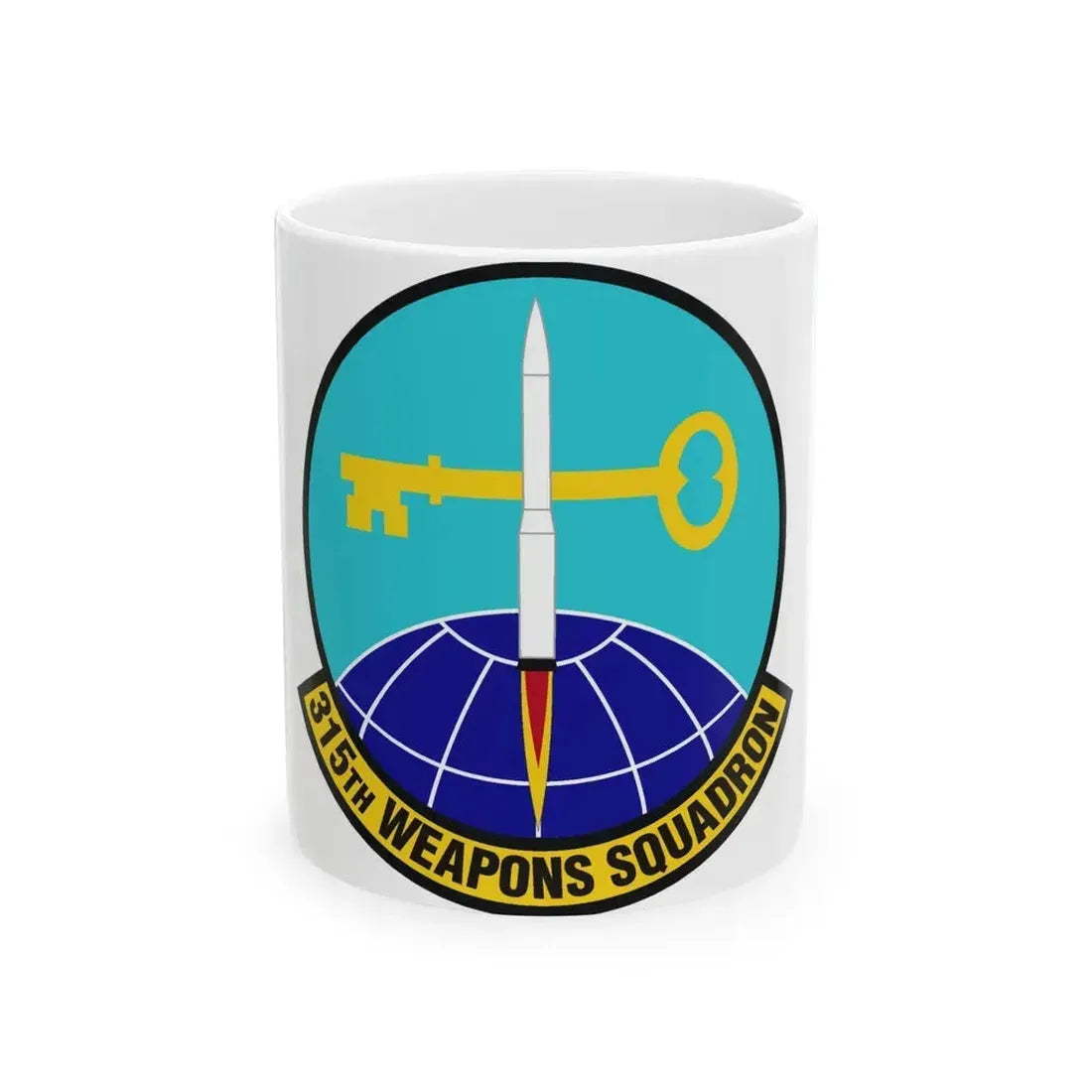 315 Weapons Squadron ACC (U.S. Air Force) White Coffee Mug 11oz - Go Mug Yourself