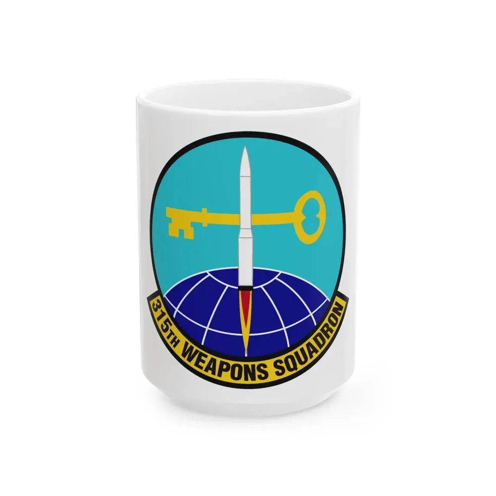 315 Weapons Squadron ACC (U.S. Air Force) White Coffee Mug 15oz - Go Mug Yourself
