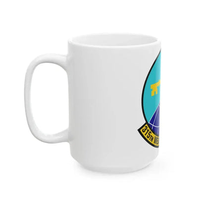 315 Weapons Squadron ACC (U.S. Air Force) White Coffee Mug - Go Mug Yourself