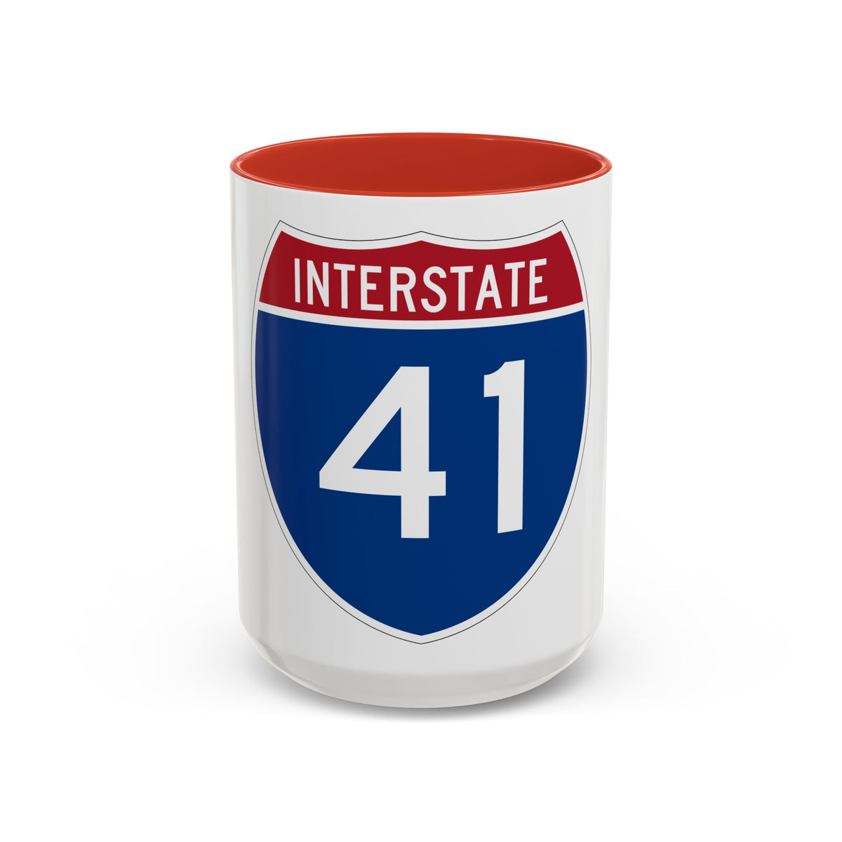 Interstate 41 (U.S. Highways) Accent Coffee Mug