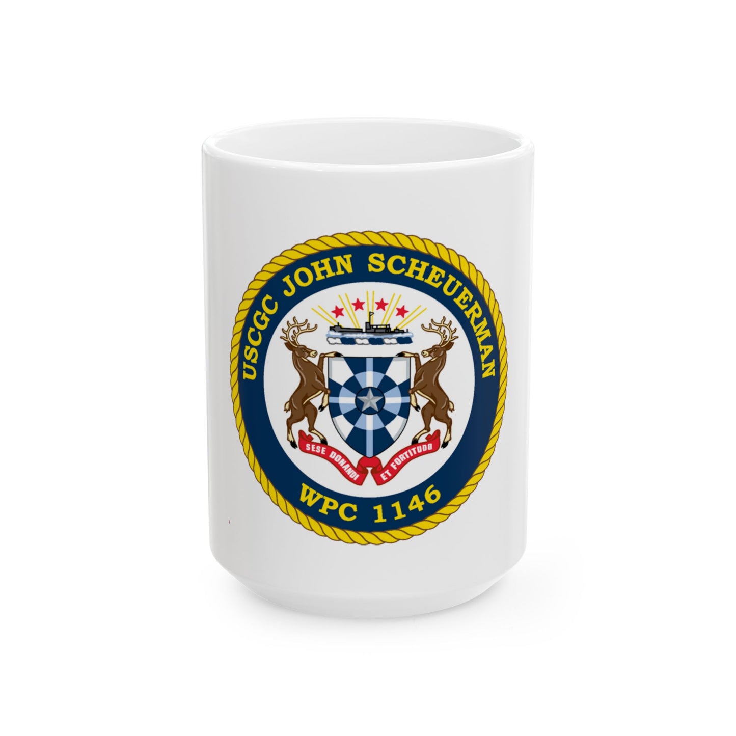 UUSCGC John Scheuerman WPC 1146 (U.S. Coast Guard) White Coffee Mug