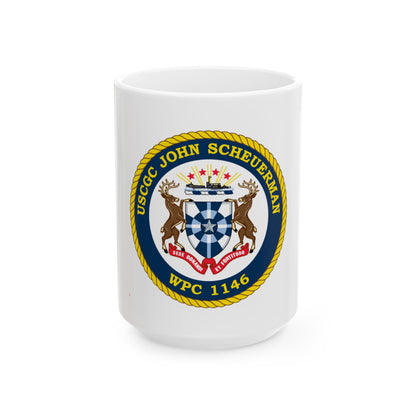 UUSCGC John Scheuerman WPC 1146 (U.S. Coast Guard) White Coffee Mug
