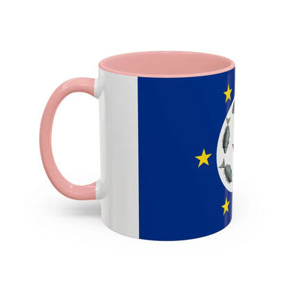 Flag of Airai Palau - Accent Coffee Mug-Go Mug Yourself