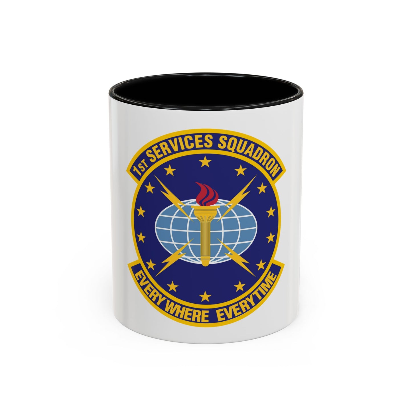 1st Services Squadron (U.S. Air Force) Accent Coffee Mug