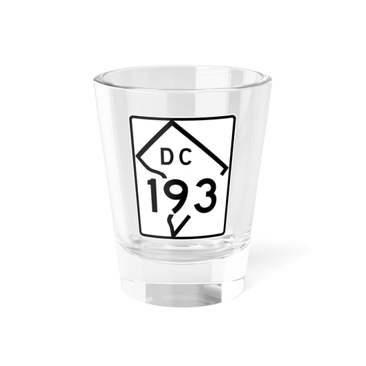 DC-193 (Washington D.C.) (Road Sign) Shot Glass 1.5oz