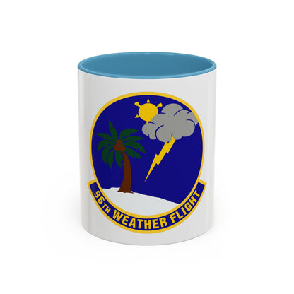 96th Weather Flight (U.S. Air Force) Accent Coffee Mug
