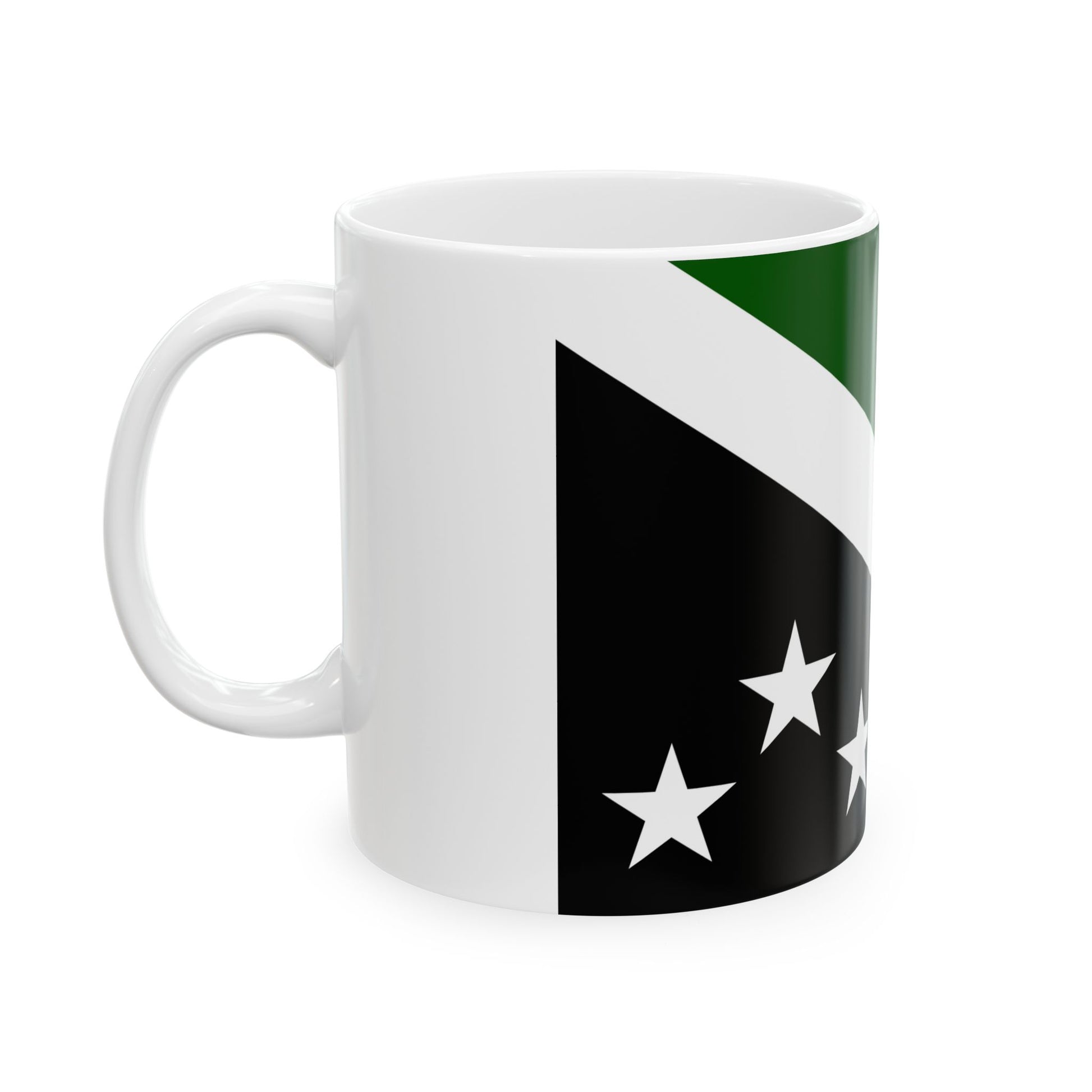 Flag of Western Highlands Papa New Guinea - White Coffee Mug-Go Mug Yourself